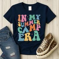In My Summer Camp Era Retro Groovy Women's T-Shirt thumb 3