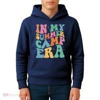 In My Summer Camp Era Retro Groovy Kids Hoodie thumb 4
