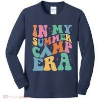 In My Summer Camp Era Retro Groovy Kids Long Sleeve Shirt thumb 0
