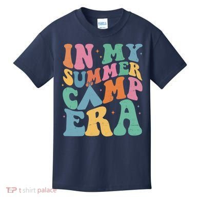 In My Summer Camp Era Retro Groovy Kids T-Shirt