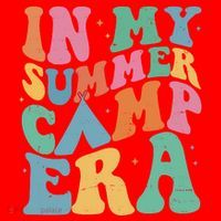 In My Summer Camp Era Retro Groovy Santa Hat thumb 1