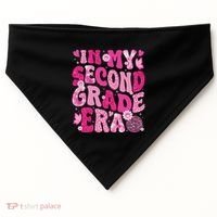 In My Second Grade Era Teachers Women Back To School USA-Made Doggie Bandana thumb 0