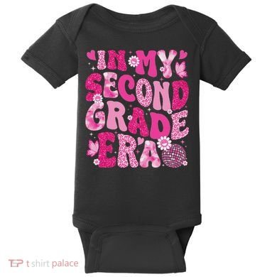 In My Second Grade Era Teachers Women Back To School Baby Bodysuit