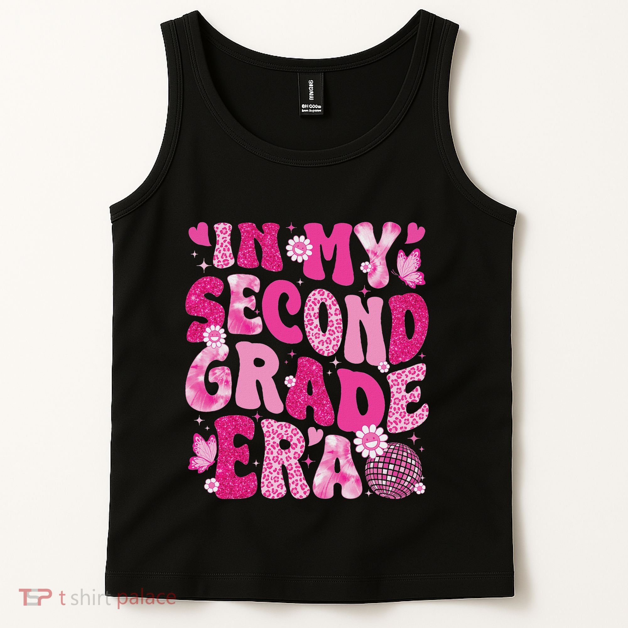 In My Second Grade Era Teachers Women Back To School Tank Top