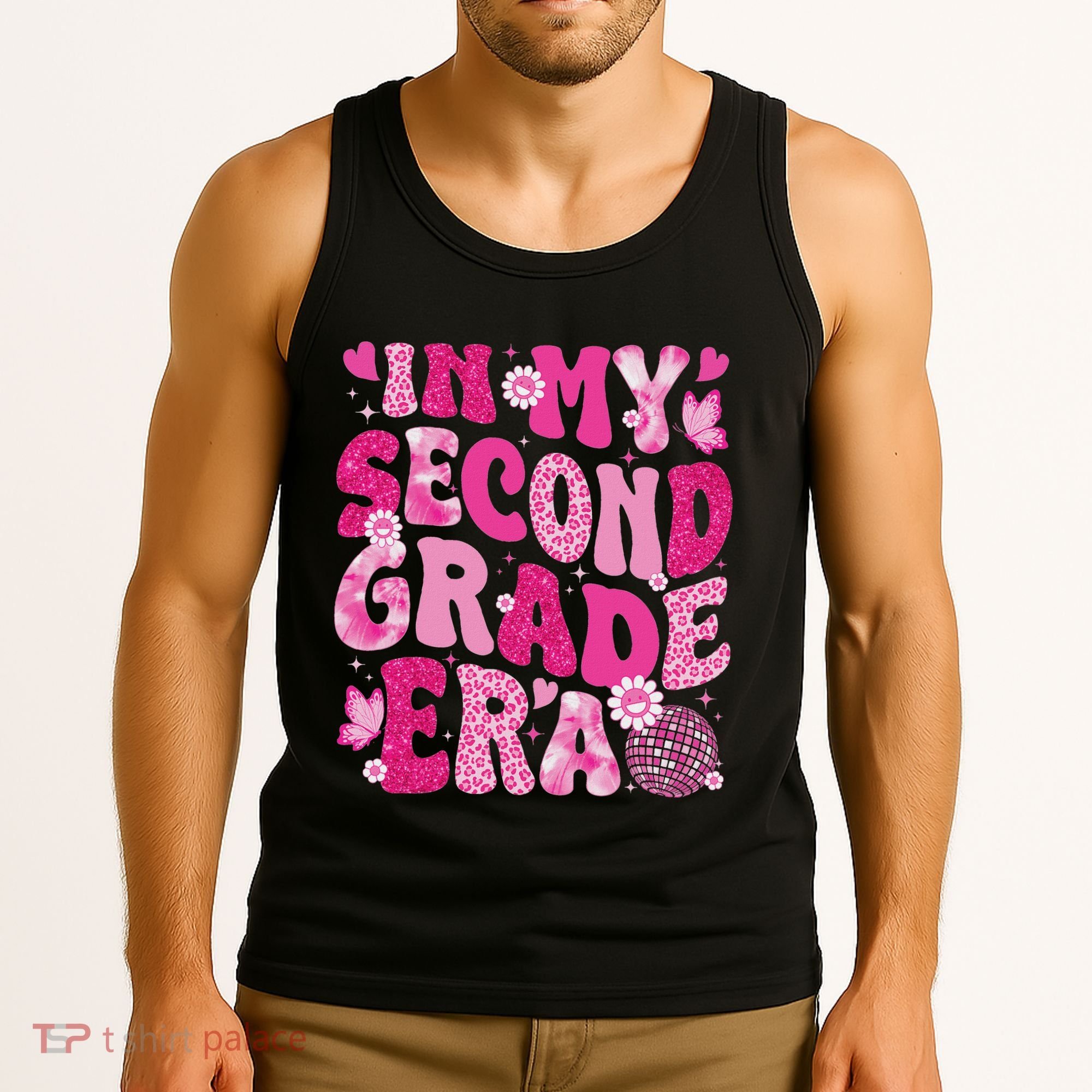 In My Second Grade Era Teachers Women Back To School Tank Top