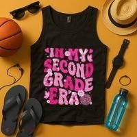 In My Second Grade Era Teachers Women Back To School Tank Top thumb 4