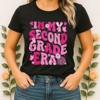 In My Second Grade Era Teachers Women Back To School Women's T-Shirt thumb 2