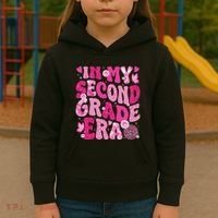 In My Second Grade Era Teachers Women Back To School Kids Hoodie thumb 3