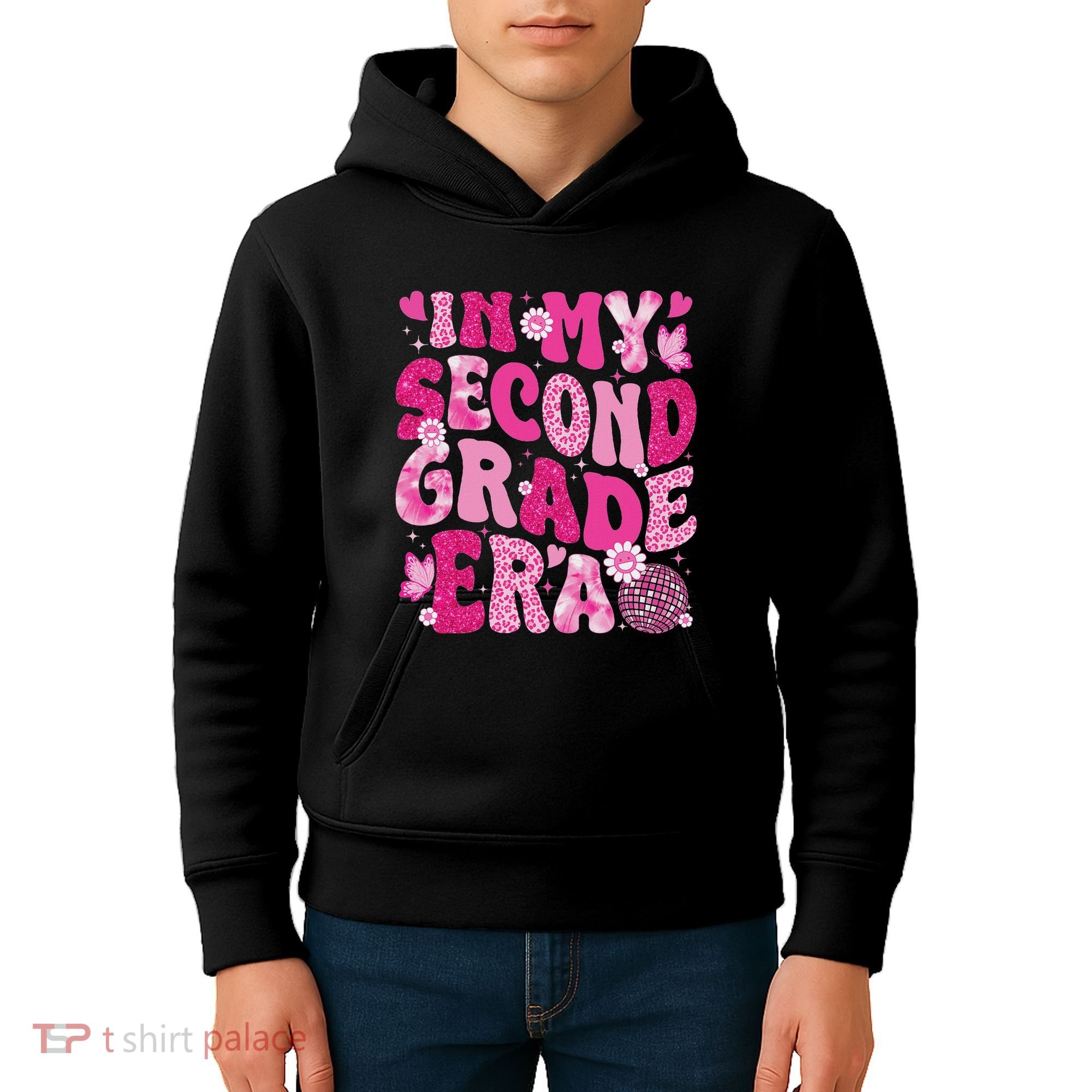 In My Second Grade Era Teachers Women Back To School Kids Hoodie