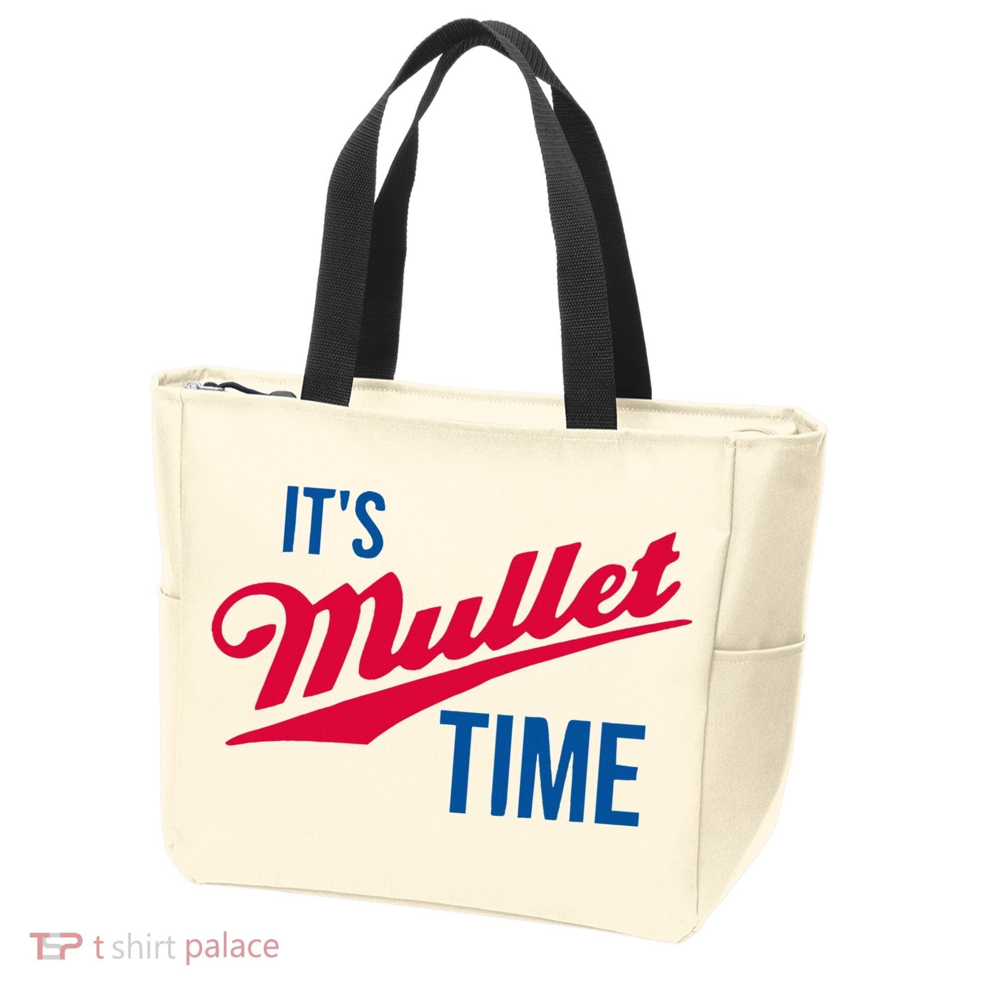 ItS Mullet Time Funny Redneck Mullet Tote Bag