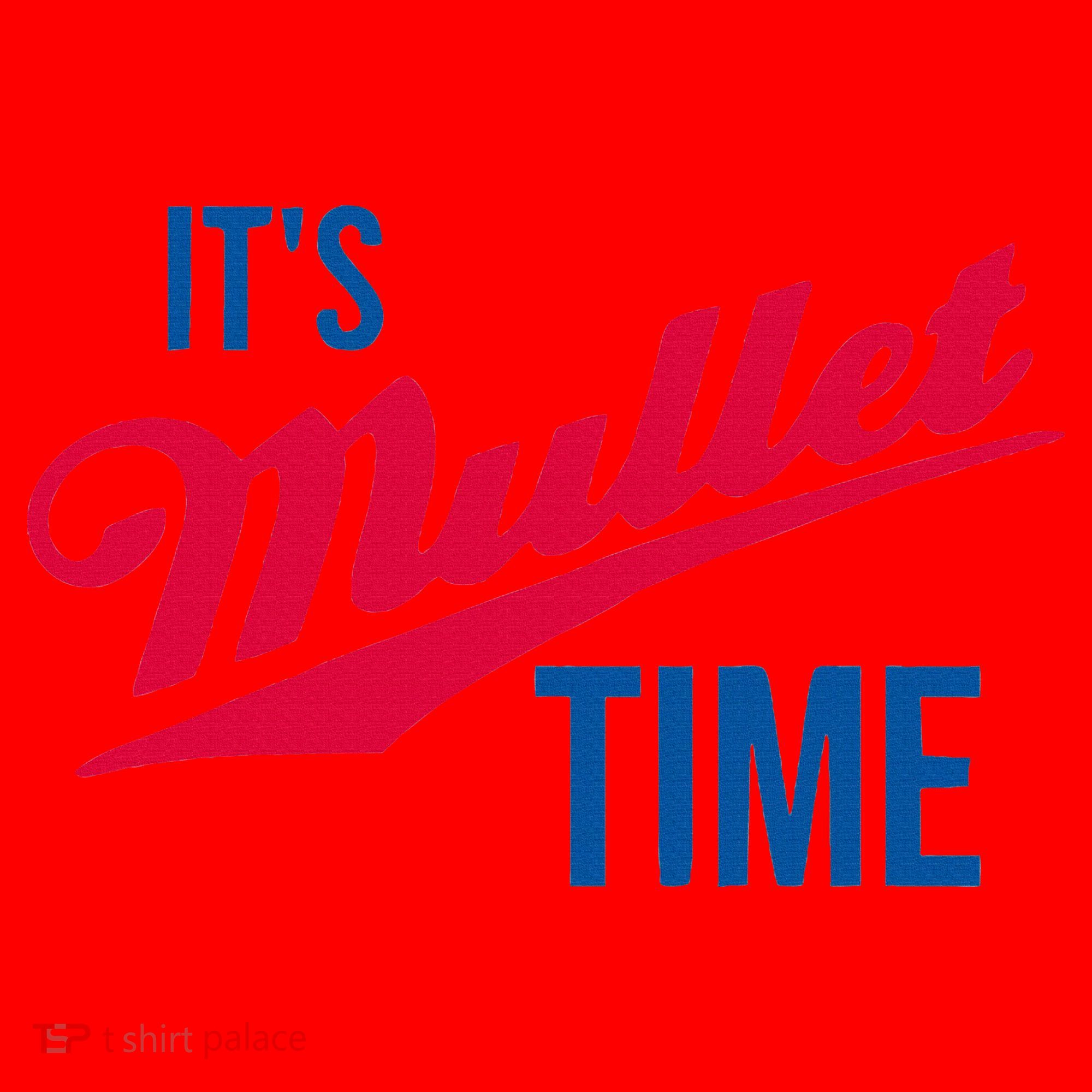 ItS Mullet Time Funny Redneck Mullet Santa Hat