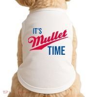 ItS Mullet Time Funny Redneck Mullet Doggie Tank thumb 0