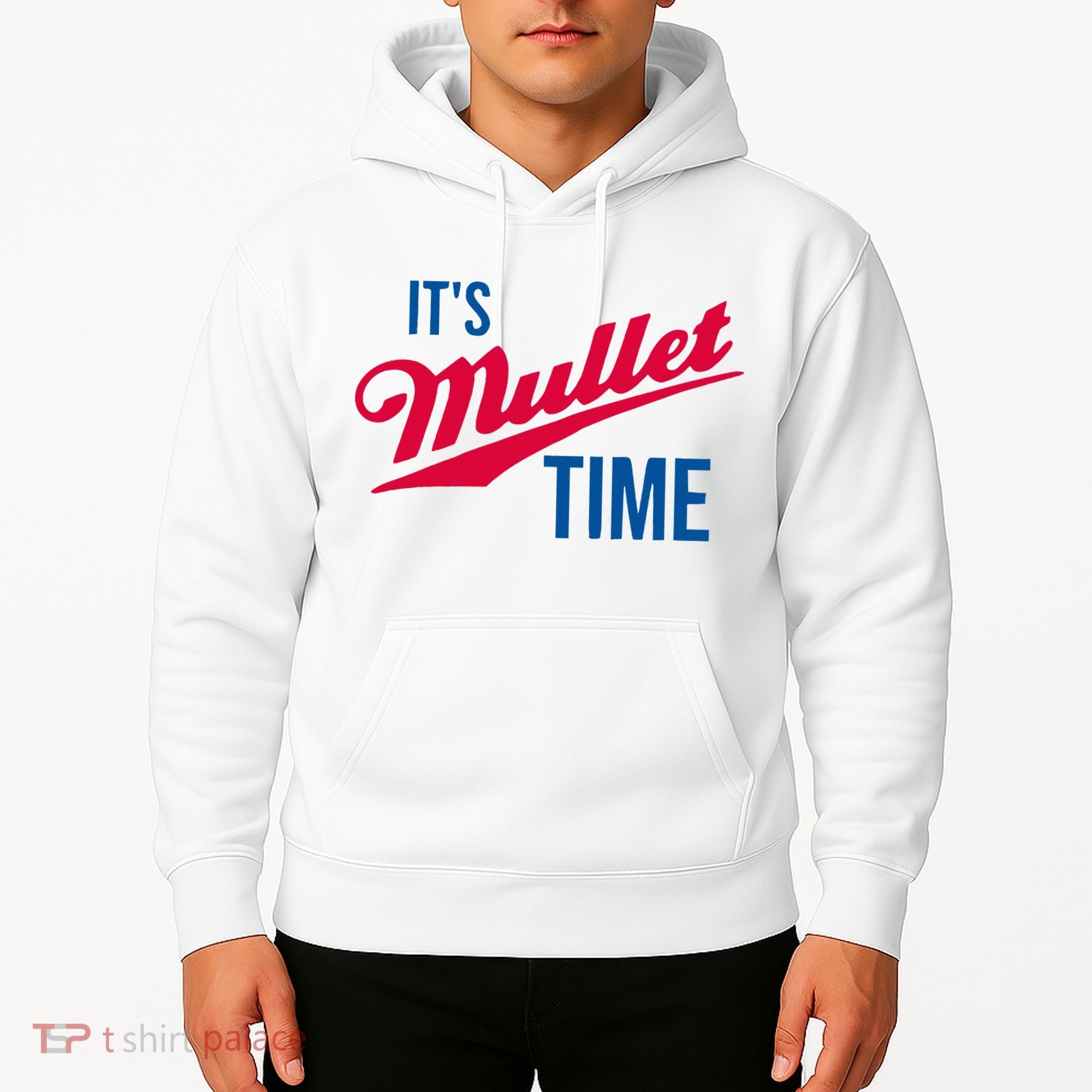 ItS Mullet Time Funny Redneck Mullet Hoodie