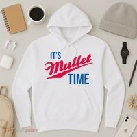 ItS Mullet Time Funny Redneck Mullet Hoodie thumb 3