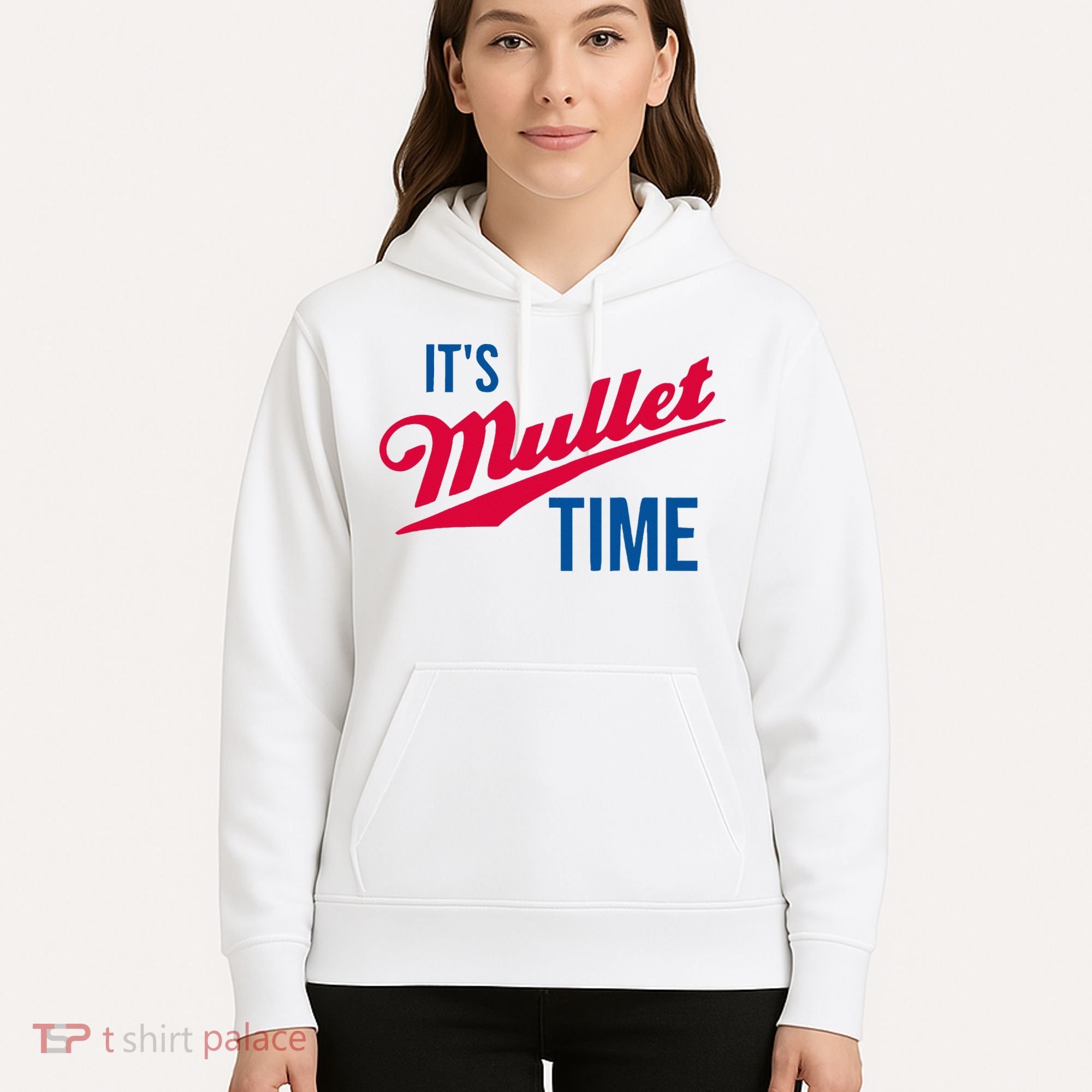 ItS Mullet Time Funny Redneck Mullet Hoodie