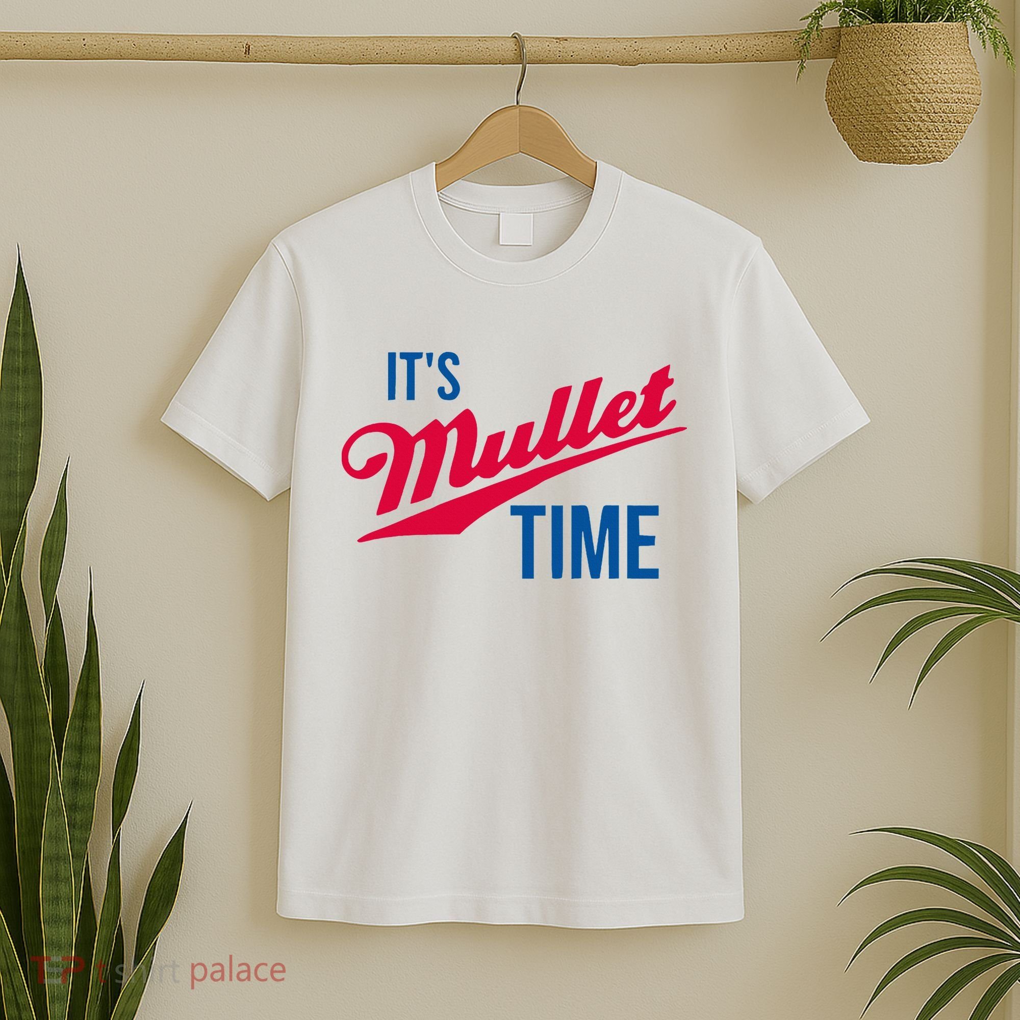 ItS Mullet Time Funny Redneck Mullet T-Shirt