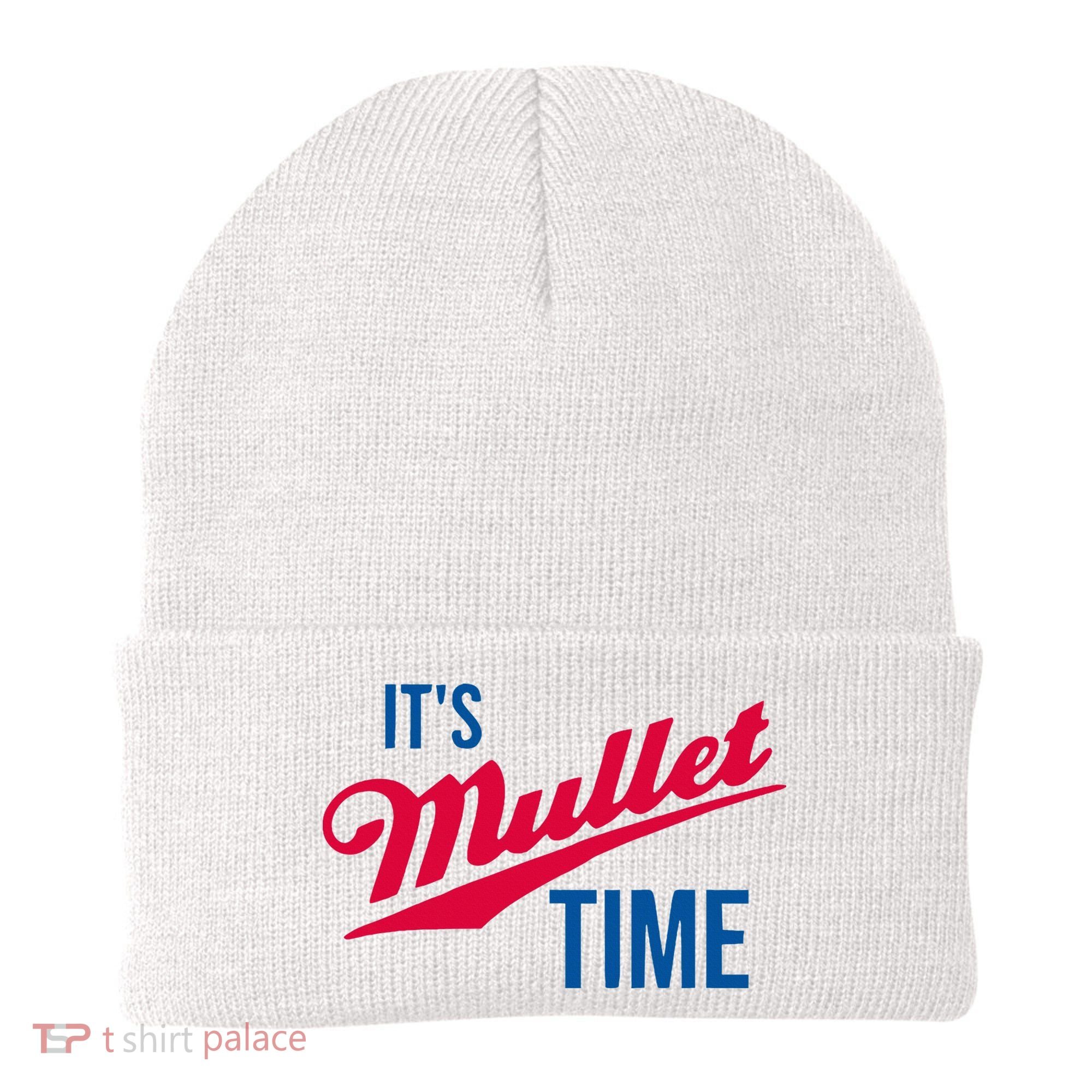 ItS Mullet Time Funny Redneck Mullet Beanie