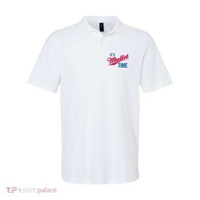 ItS Mullet Time Funny Redneck Mullet Polo