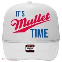ItS Mullet Time Funny Redneck Mullet Hat thumb 0