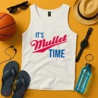 ItS Mullet Time Funny Redneck Mullet Tank Top thumb 4