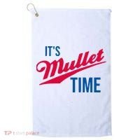 ItS Mullet Time Funny Redneck Mullet Golf Towel thumb 0