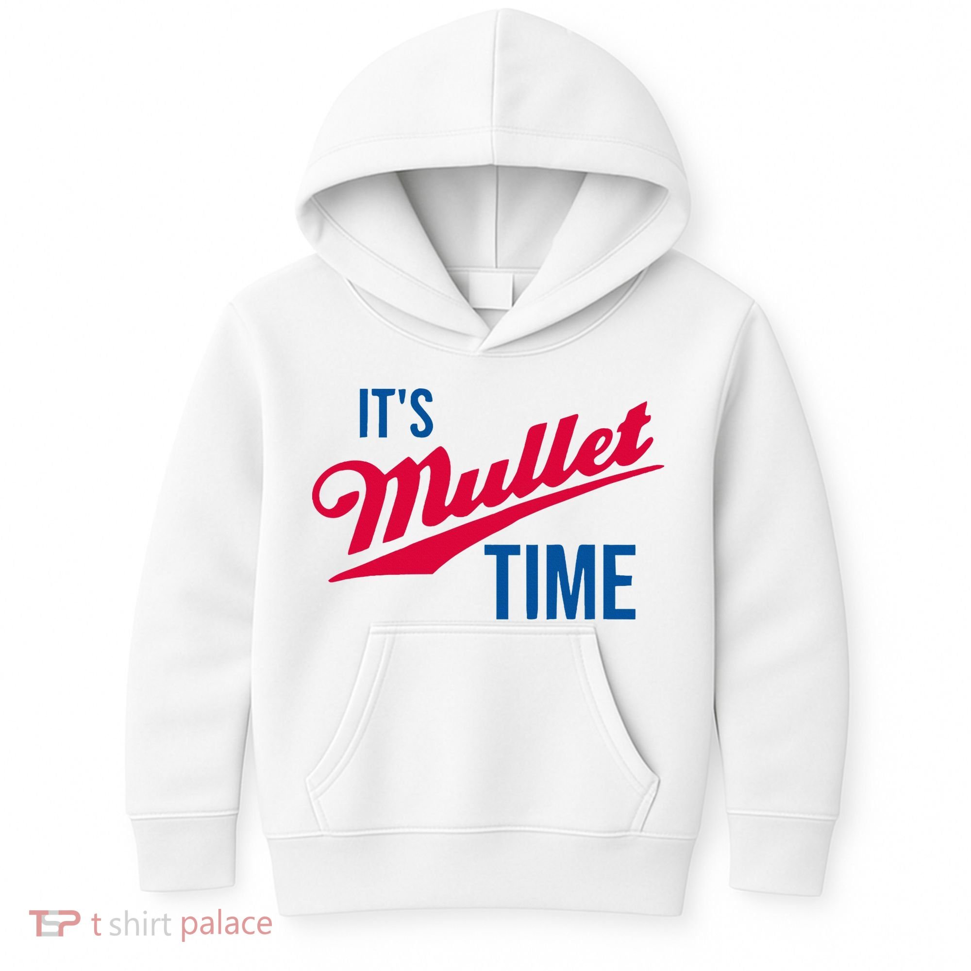 ItS Mullet Time Funny Redneck Mullet Kids Hoodie