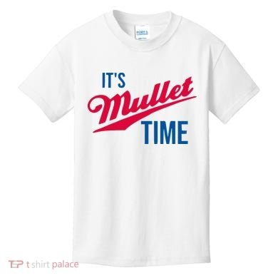 ItS Mullet Time Funny Redneck Mullet Kids T-Shirt