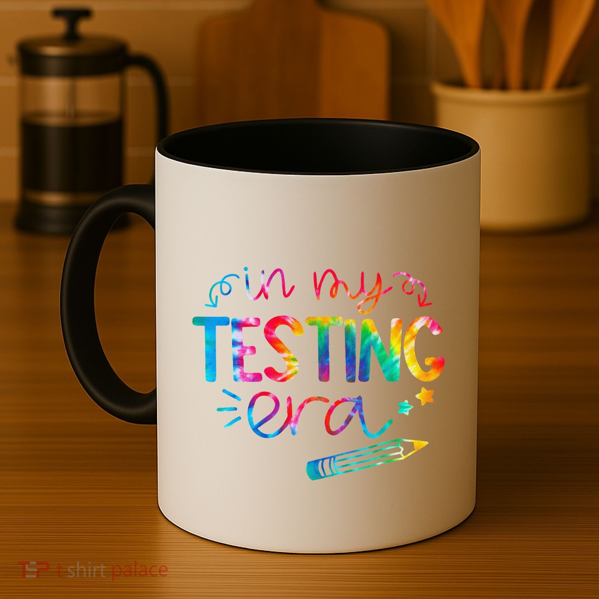 In My Testing Era Tie Dye Test Day For Student Teacher Coffee Mug