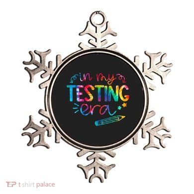 In My Testing Era Tie Dye Test Day For Student Teacher Ornament