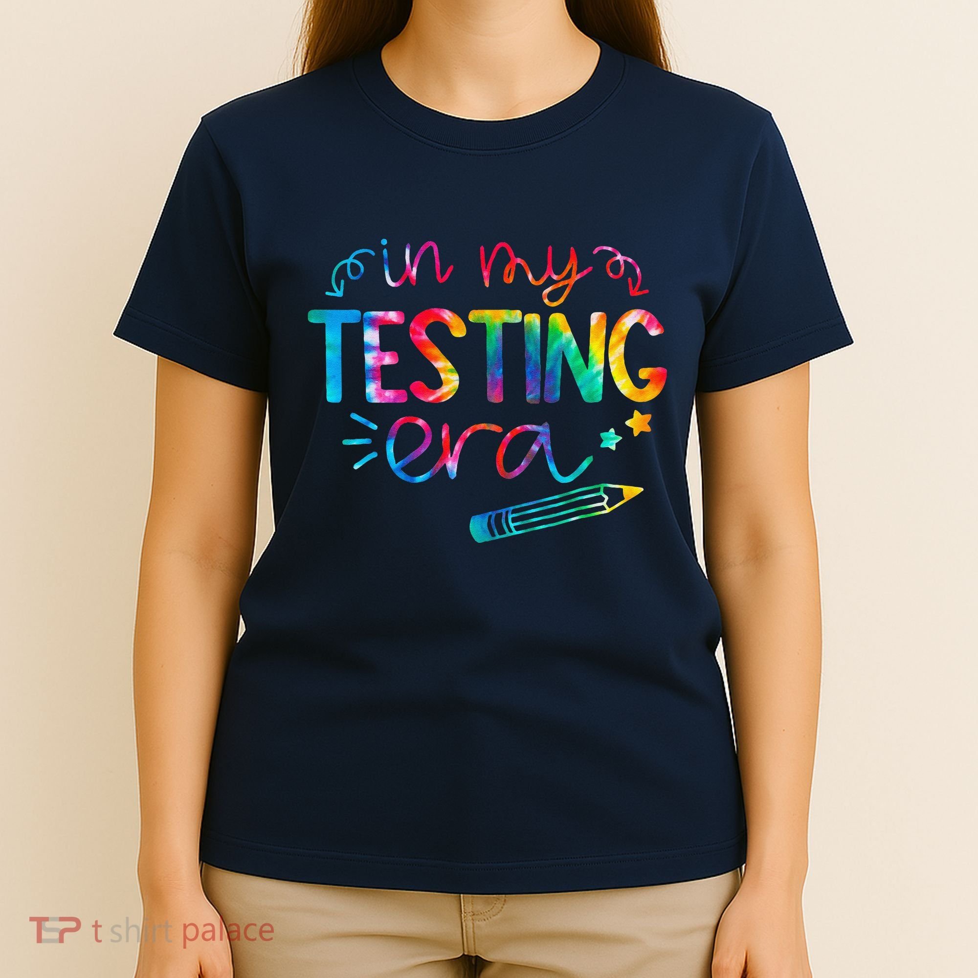In My Testing Era Tie Dye Test Day For Student Teacher T-Shirt