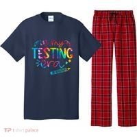 In My Testing Era Tie Dye Test Day For Student Teacher Pajama Set thumb 0