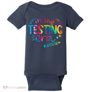 In My Testing Era Tie Dye Test Day For Student Teacher Baby Bodysuit