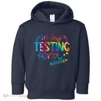 In My Testing Era Tie Dye Test Day For Student Teacher Toddler Hoodie thumb 0