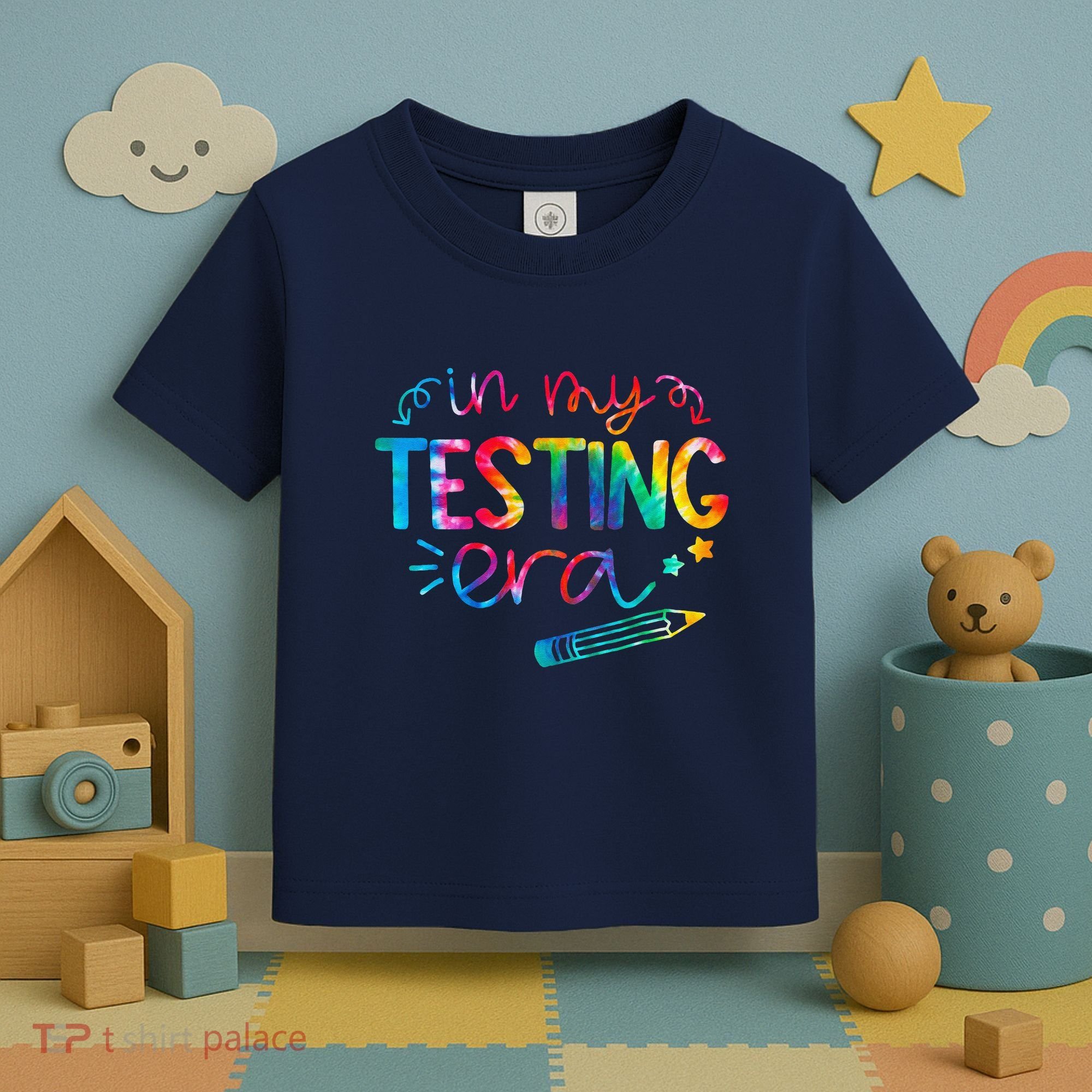 In My Testing Era Tie Dye Test Day For Student Teacher Toddler T-Shirt