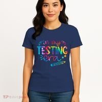 In My Testing Era Tie Dye Test Day For Student Teacher Women's T-Shirt thumb 4