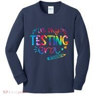 In My Testing Era Tie Dye Test Day For Student Teacher Kids Long Sleeve Shirt thumb 0