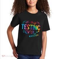 In My Testing Era Tie Dye Test Day For Student Teacher Kids T-Shirt thumb 2