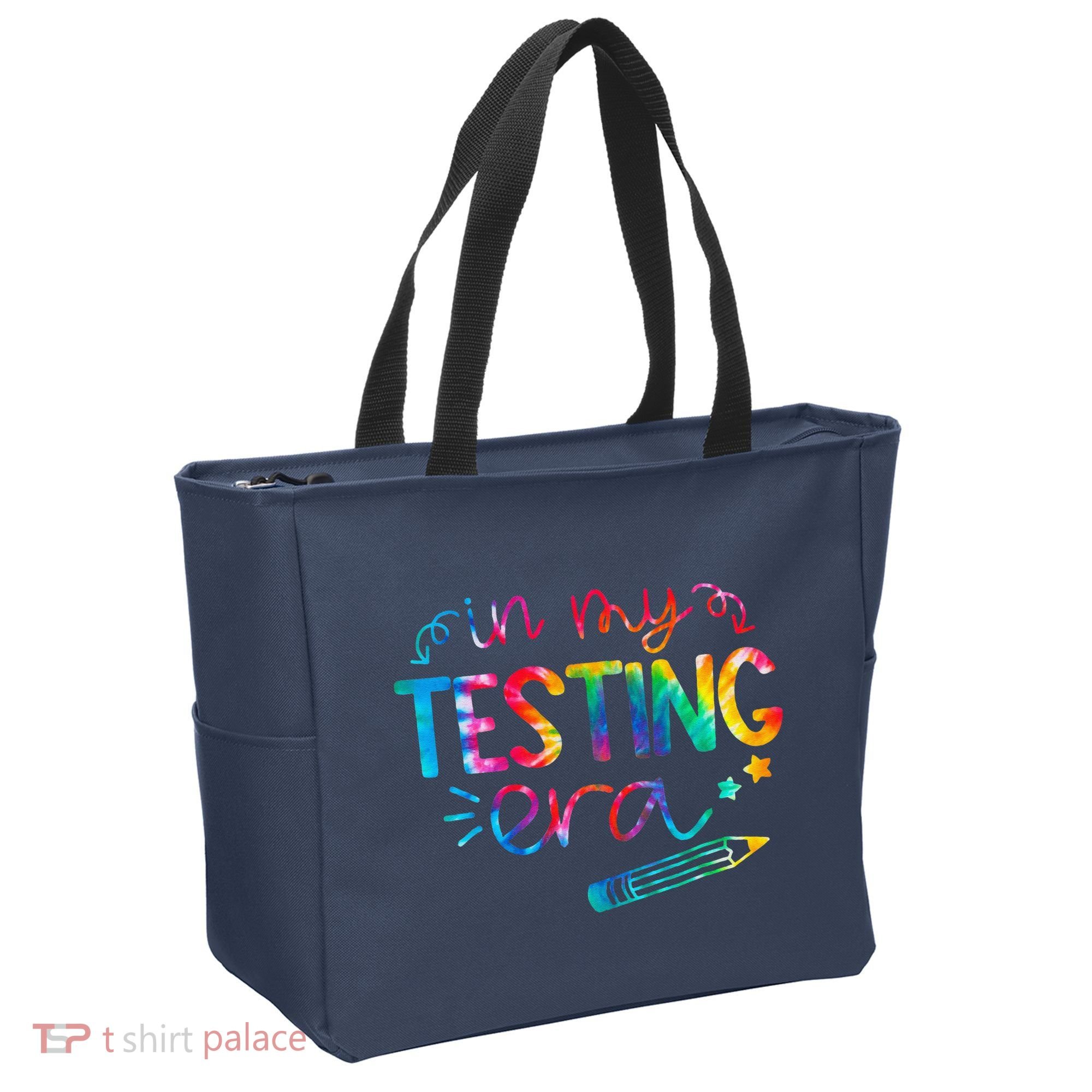 In My Testing Era Tie Dye Test Day For Student Teacher Tote Bag