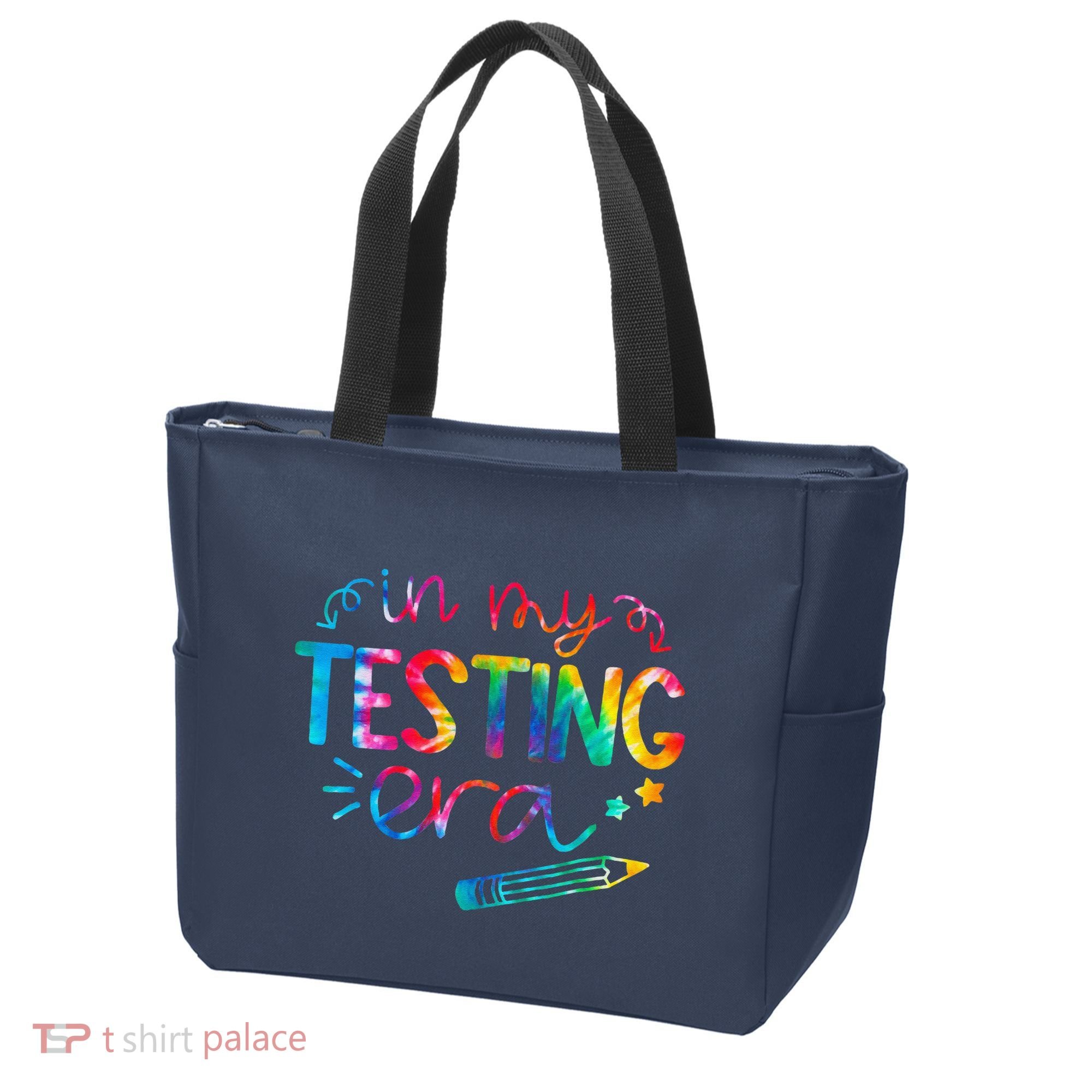 In My Testing Era Tie Dye Test Day For Student Teacher Tote Bag