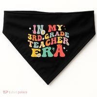 In My Third Grade Era Back To School First Day 3rd Grade USA-Made Doggie Bandana thumb 0