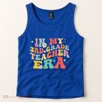 In My Third Grade Era Back To School First Day 3rd Grade Tank Top thumb 2