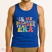 In My Third Grade Era Back To School First Day 3rd Grade Tank Top thumb 3