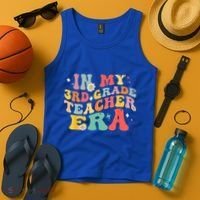 In My Third Grade Era Back To School First Day 3rd Grade Tank Top thumb 4