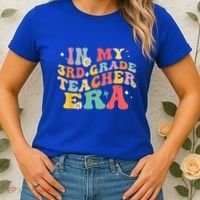 In My Third Grade Era Back To School First Day 3rd Grade Women's T-Shirt thumb 2