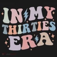 In My Thirties Era Groovy 30th Birthday Funny For Her Women Women's Tank Top thumb 5
