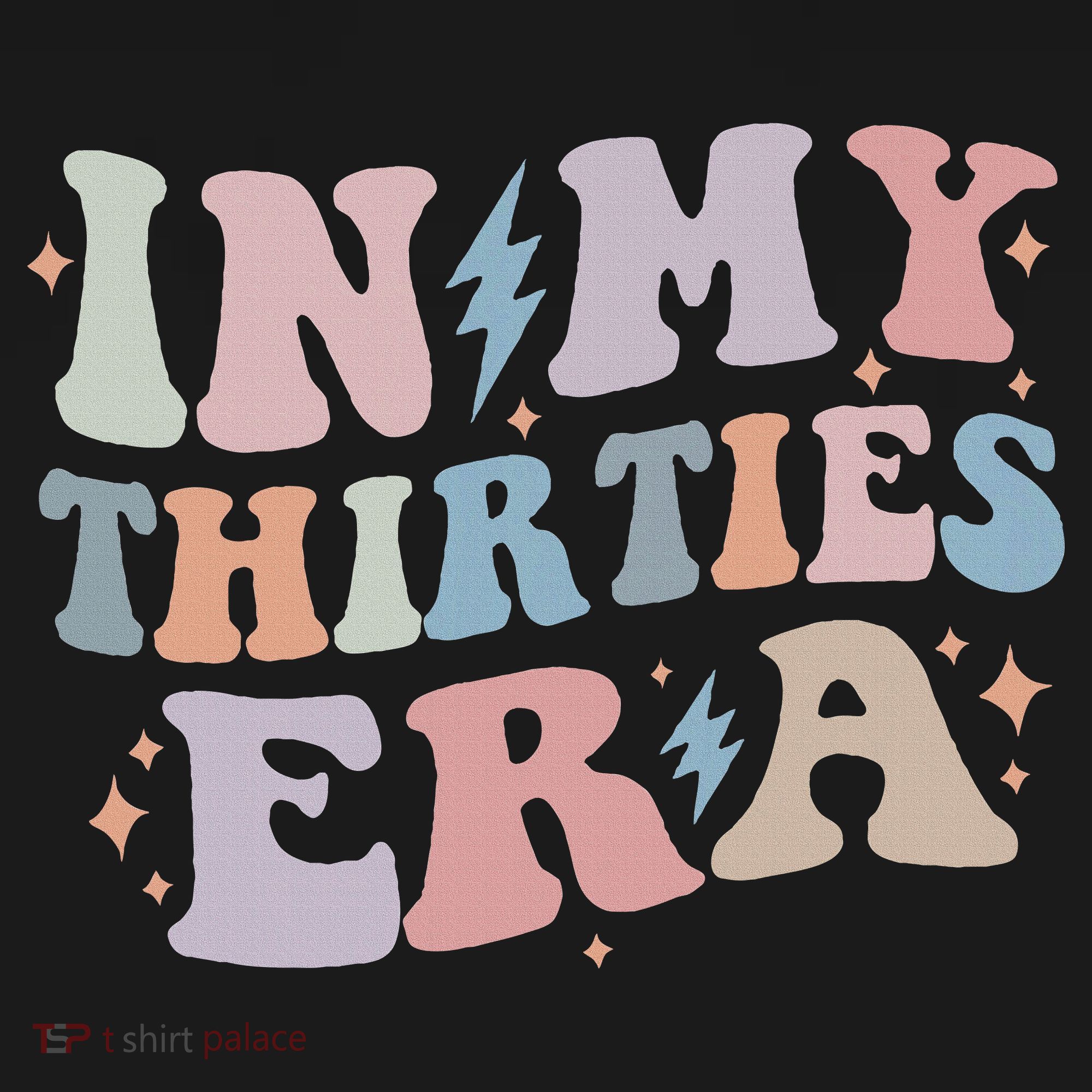 In My Thirties Era Groovy 30th Birthday Funny For Her Women Women's Tank Top
