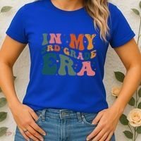In My Third Grade Era In My 3rd Grade Era Teacher Student Women's T-Shirt thumb 2