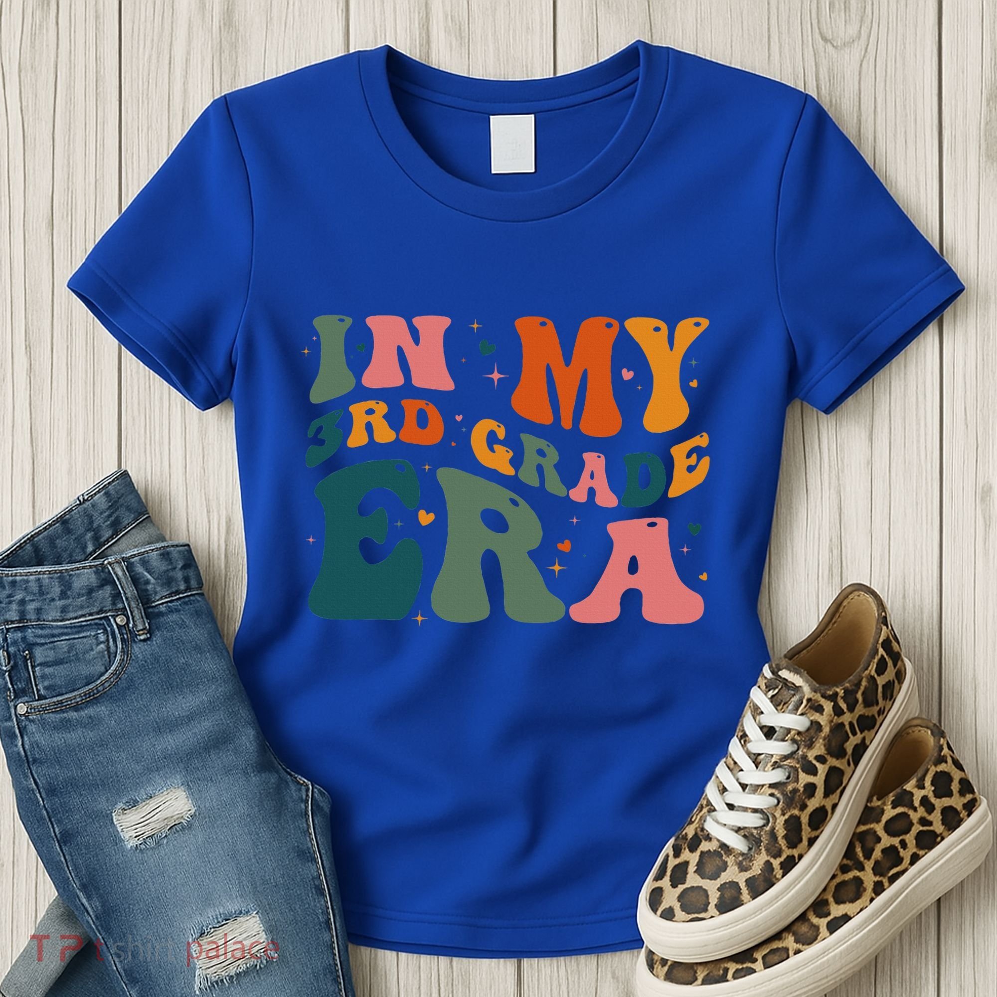 In My Third Grade Era In My 3rd Grade Era Teacher Student Women's T-Shirt