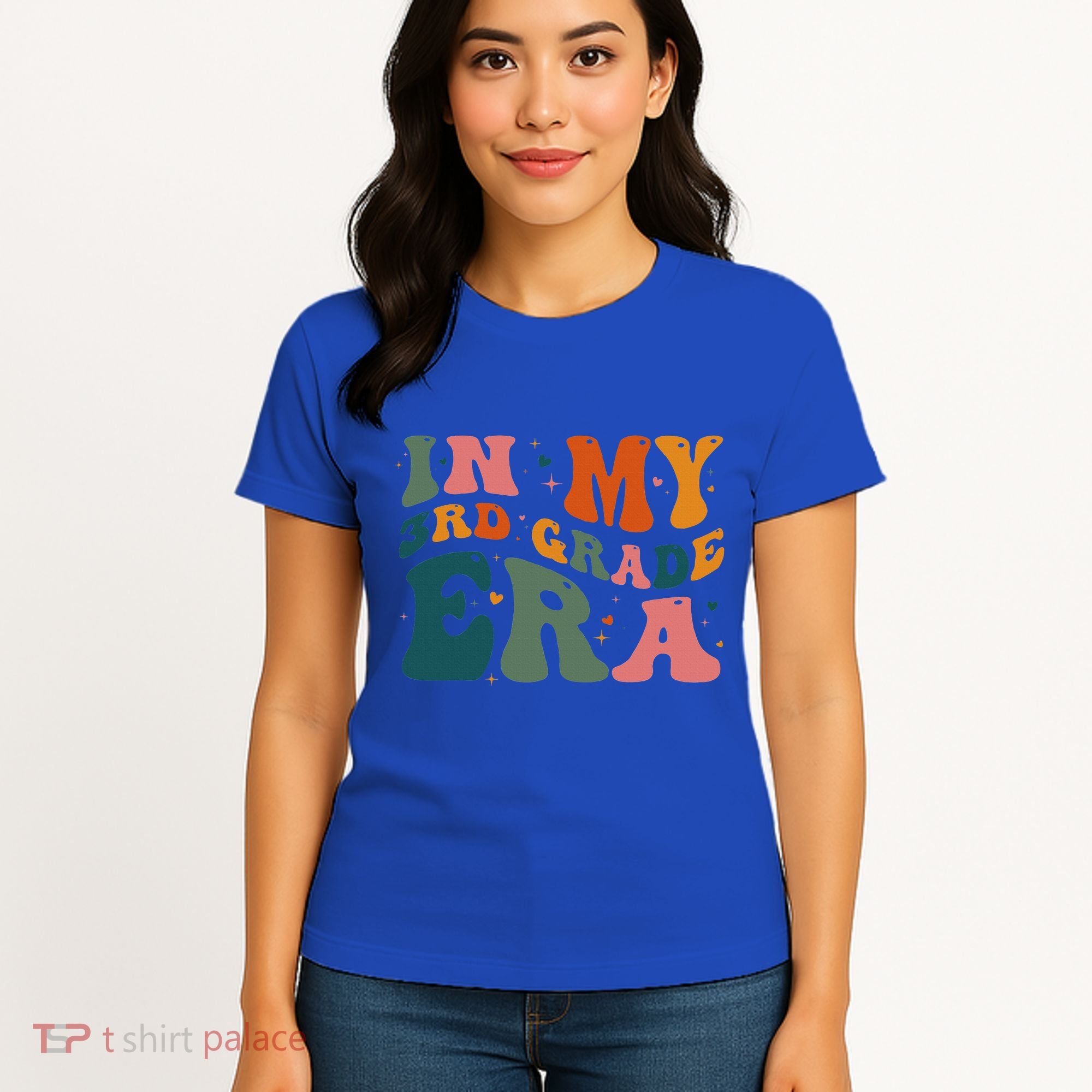 In My Third Grade Era In My 3rd Grade Era Teacher Student Women's T-Shirt