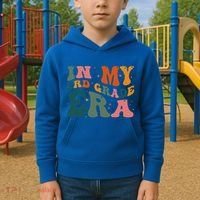 In My Third Grade Era In My 3rd Grade Era Teacher Student Kids Hoodie thumb 2